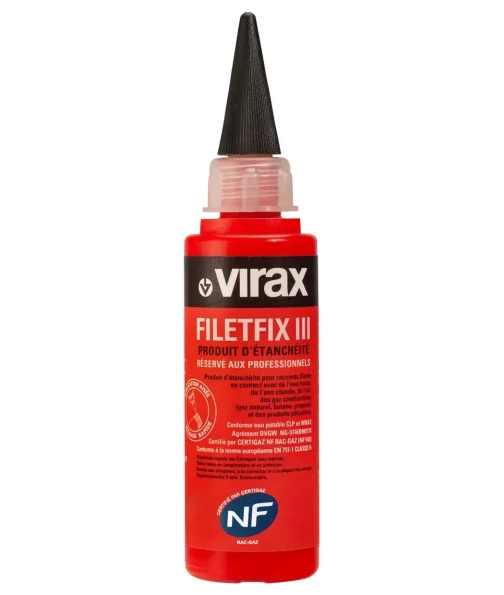 RESINE D'ETANCHEITE POUR RACCORD FILETE FILETFIX III - VIRAX PLOMBERIE CHAUFFAGE SANITAIRE - VIRAX - 262600