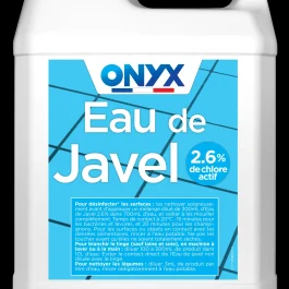 EAU JAVEL 2,6 CHL BIDON 5 L – ONYX – I72050503 (vendu par 3)