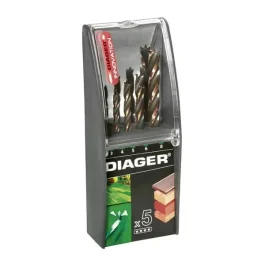 MECHE A BOIS 4 POINTES (COFFRET DE 5) – DIAGER OUTILLAGE – DIAGER – 910D