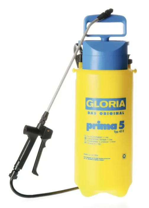 PULVERISATEUR PRIMA 5 3 BARS CUVE PLASTIQUE AVEC ENTONNOIR 5L - GLORIA OUTILLAGE (vendu par 4) - GLORIA - 000080.0399 (vendu par 4)