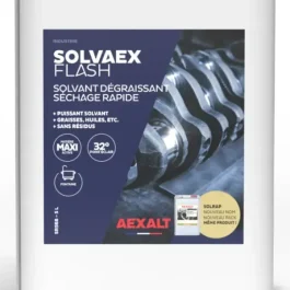 SOLVAEX FLASH – SOLVANT DEGRAISSANT SECHAGE RAPIDE – 5L – AEXALT PRODUIT DE TRAITEMENT ET MAINTENANCE – AEXALT – SR568