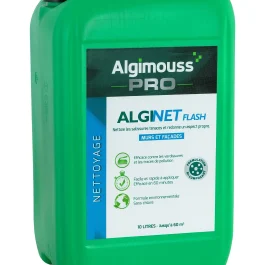 NETTOYANT FACADES ALGINET FLASH 10L – ALGIMOUSS PRODUIT DE TRAITEMENT ET MAINTENANCE – ALGIMOUSS – 097001