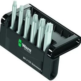 ETUI D’EMBOUTS BIT-CHECK 6 TX UNIVERSAL 1 (6 PIECES) – WERA – 05056472001