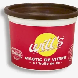 MASTIC DE VITRIER MONDIAL POT DE 1KG NATUREL – DEN BRAVEN FIXATION ASSEMBLAGE (vendu par 12) – DEN BRAVEN – 31000614 (vendu par 12)