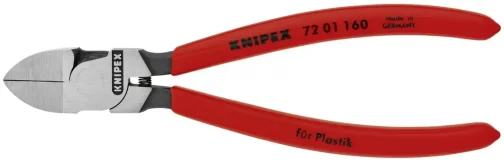 PINCE COUPANTE DE COTE 160 MM POUR PLASTIQUE - KNIPEX OUTILLAGE - KNIPEX - 72 01 160