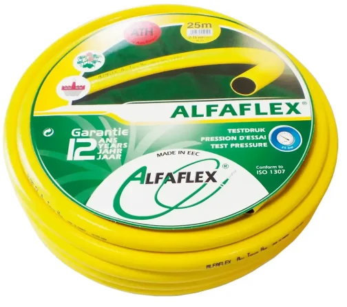 TUYAU D'ARROSAGE ALFAFLEX ATH JAUNE D 15MM  COURONNE DE 25M - ALFAFLEX SA AMENAGEMENT EXTERIEUR ET ESPACES VERTS - ALFAFLEX SA - AF15025