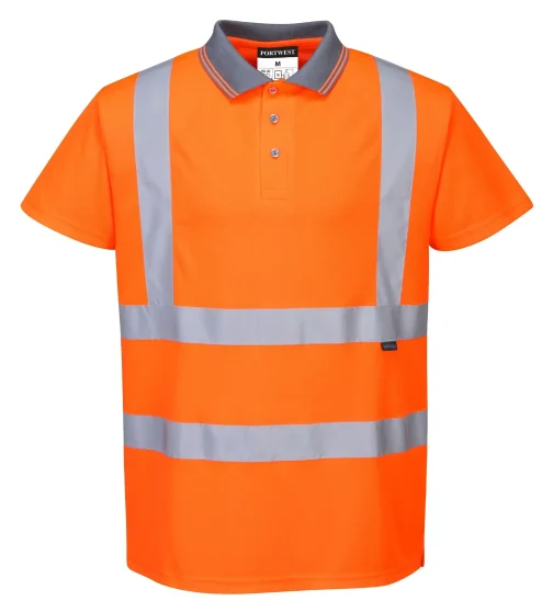 POLO HAUTE VISIBILITE RT22 ORANGE L - PORTWEST FRANCE PROTECTION HYGIENE ET SECURITE - PORTWEST FRANCE - RT22ORRL