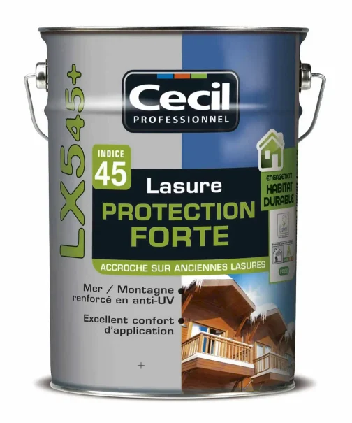 LASURE PROTECTION FORTE LX545+ CHENE ANCIEN 1L - V33 - CECIL PRODUIT DE TRAITEMENT ET MAINTENANCE - V33 - CECIL - 27575