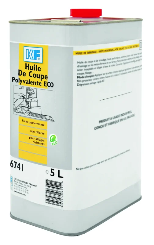 HUILE DE COUPE POLYVALENTE ECO 5L - CRC INDUSTRIES FRANCE - 6741 (vendu par 2)