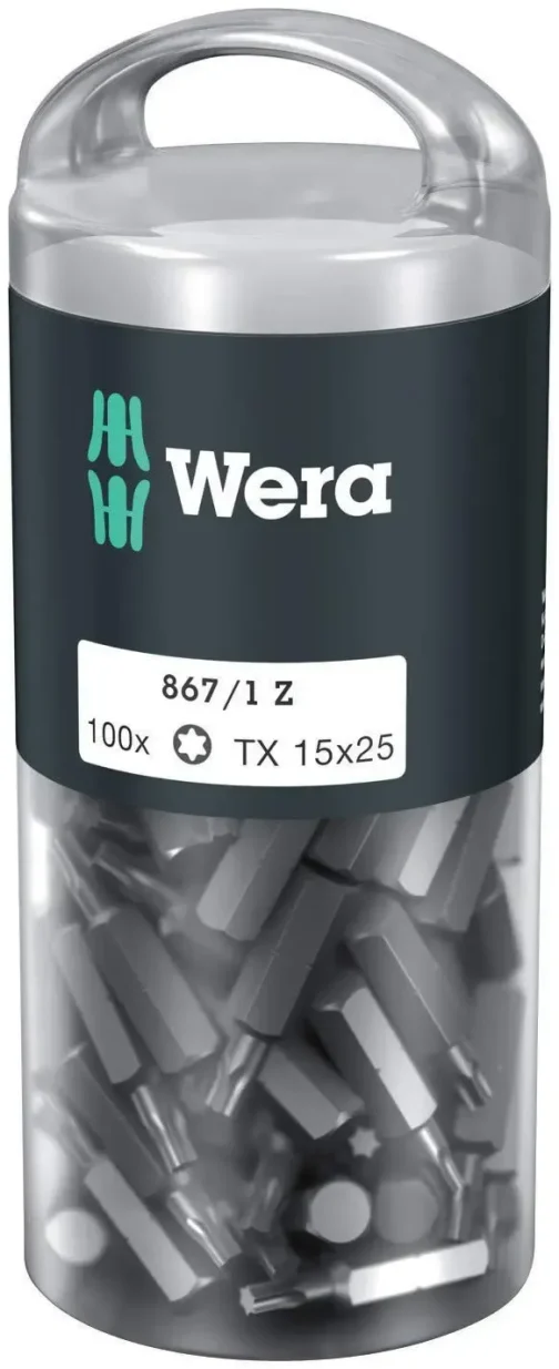 EMBOUT Z 867/1 TX 15X25 MM BTE 100 - WERA - 05072447001