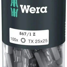 EMBOUT Z 867/1 TX 25X25 MM BTE 100 – WERA – 05072449001