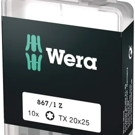 EMBOUT Z 867/1 TX 20X25 MM BTE 10 – WERA – 05072408001