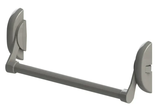 FAP BARRE 1150MM 1 PT CE ISSUDOM ALU RAL 9006 - DOM METALUX QUINCAILLERIE DE BATIMENT - DOM METALUX - F2CR1PT0005