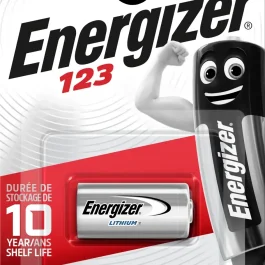 PILE TYPE 123  ENERGIZER (CARTE 1 PILE) – ENERGY SERVICE ELECTRICITE (vendu par 10) – ENERGY SERVICE – EL123 (vendu par 10)