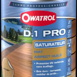 SATURATEUR BOIS DUR D1 PRO INCOLORE 5L – OWATROL PRO PRODUIT DE TRAITEMENT ET MAINTENANCE – OWATROL PRO – 975