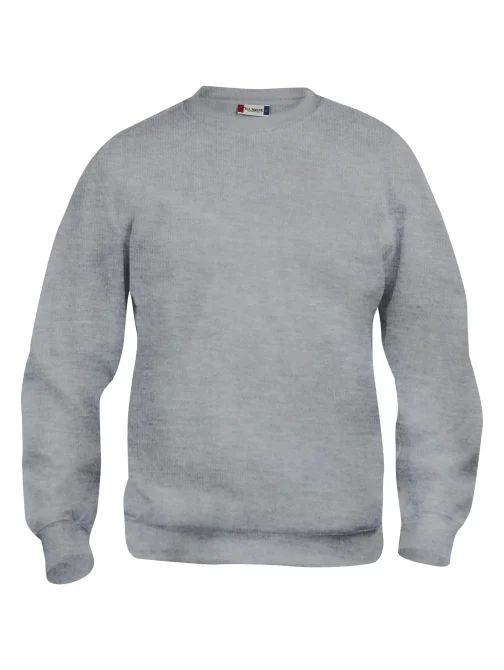 SWEATSHIRT BASIC ROUNDNECK GRIS CHINE S - CLIQUE PROTECTION HYGIENE ET SECURITE - CLIQUE - 02103095S