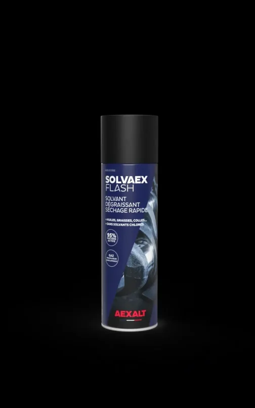 SOLVAEX FLASH - SOLVANT DEGRAISSANT SECHAGE RAPIDE 400ML NET - AEXALT PRODUIT DE TRAITEMENT ET MAINTENANCE (vendu par 12) - AEXALT - 1516 (vendu par 12)