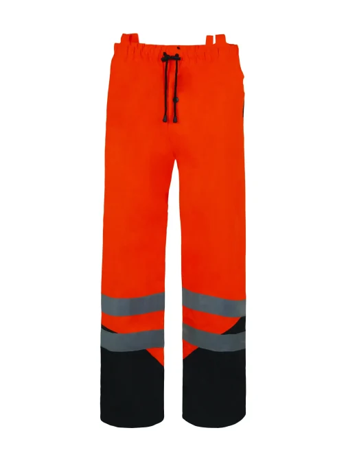 PANTALON DE PLUIE HAUTE VISIBILITE SPEED ORANGE/NOIR S - TARGET SAFETY PROTECTION HYGIENE ET SECURITE - TARGET SAFETY - PANTASPEE02ONS