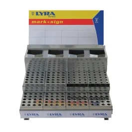 PRESENTOIR METAL INDUSTRIE OMYACOLOR LYRA GRIS – LYRA EQUIPEMENT D’ATELIER ET DE CHANTIER – LYRA – L9620022