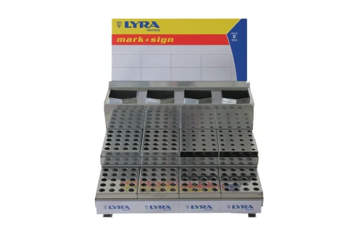 PRESENTOIR METAL INDUSTRIE OMYACOLOR LYRA GRIS - LYRA EQUIPEMENT D'ATELIER ET DE CHANTIER - LYRA - L9620022