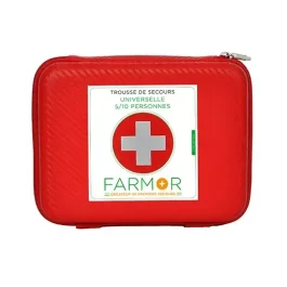 TROUSSE DE SECOURS UNIVERSELLE 5/10 PERSONNES – FARMOR PROTECTION HYGIENE ET SECURITE – FARMOR – LYR 2517 RO