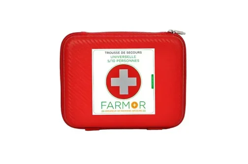 TROUSSE DE SECOURS UNIVERSELLE 5/10 PERSONNES - FARMOR PROTECTION HYGIENE ET SECURITE - FARMOR - LYR 2517 RO