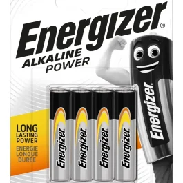 PILE ALCALINE POWER ENERGIZER AAA LR03 1,5V (CARTE 4 PILES) – ENERGY SERVICE ELECTRICITE (vendu par 24) – ENERGY SERVICE – EPLR03 (vendu par 24)