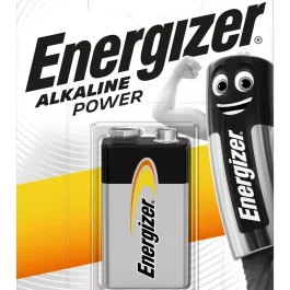 PILE ALCALINE POWER ENERGIZER 6LR61 9V (CARTE 1 PILE) – ENERGY SERVICE ELECTRICITE (vendu par 24) – ENERGY SERVICE – EPLR622 (vendu par 24)