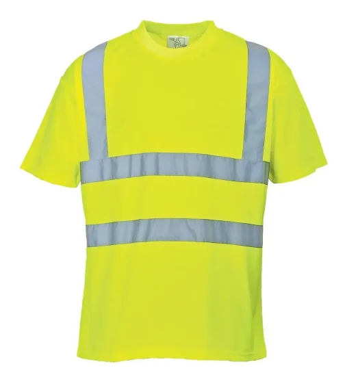 T-SHIRT HAUTE VISIBILITE S478 JAUNE  TM - PORTWEST FRANCE PROTECTION HYGIENE ET SECURITE - PORTWEST FRANCE - S478YERM