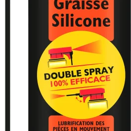 GRAISSE SILICONE 500 DOUBLE SPRAY – CRC INDUSTRIES FRANCE – 6888 (vendu par 12)