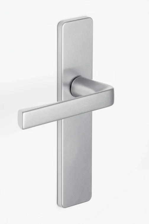 ENSEMBLE KAZA ENTRAXE 165MM BEC DE CANE ARGENT - VACHETTE - ASSA ABLOY AUBE ANJOU S.A. - 204119