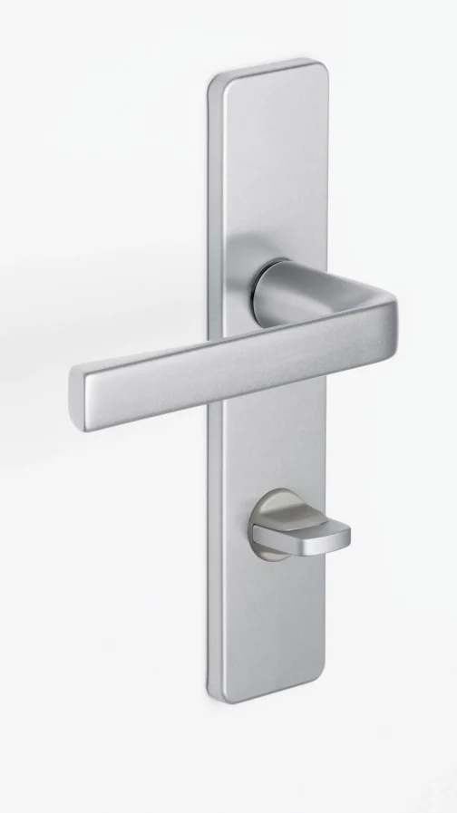 ENSEMBLE KAZA ENTRAXE 165MM CONDAMNATION ARGENT - VACHETTE - ASSA ABLOY AUBE ANJOU S.A. - 204122