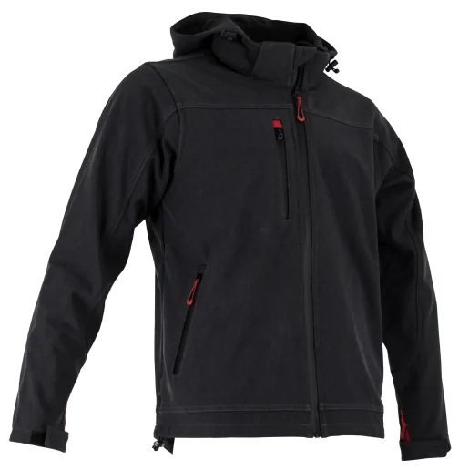 VESTE SOFTSHELL TREILLIS GRIS/ROUGE T4 - LMA LEBEURRE PROTECTION HYGIENE ET SECURITE - LMA LEBEURRE - TREILLIS4