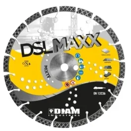 DISQUE DIAMANT MIXTE BETON-ACIER-ASPHALTE D. 230X22,2  MM – DIAM INDUSTRIES – DSLMAXX230/22