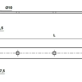 PENTURE FESTONEE TYPE F 30X4X500 NOIR – TORBEL INDUSTRIE QUINCAILLERIE DE BATIMENT (vendu par 5) – TORBEL INDUSTRIE – 629470 (vendu par 5)