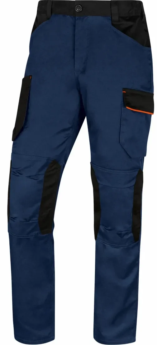 PANTALON DE TRAVAIL MACH2 BLEU MARINE/ORANGE TL - DELTA PLUS PRO PROTECTION HYGIENE ET SECURITE - DELTA PLUS PRO - M2PA3STRMOGT