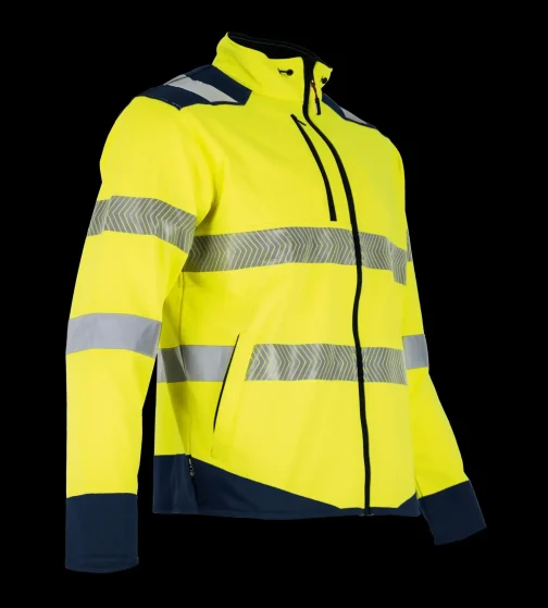 VESTE HAUTE VISIBILITE FLASH MARINE/JAUNE T4 - LMA LEBEURRE PROTECTION HYGIENE ET SECURITE - LMA LEBEURRE - 22454