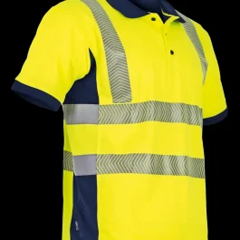 POLO MANCHE COURTE HAUTE VISIBILITE VISION MARINE/JAUNE T3 – LMA LEBEURRE PROTECTION HYGIENE ET SECURITE – LMA LEBEURRE – 91533