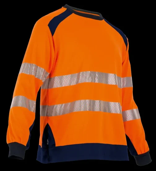 TEE SHIRT MANCHE LONGUE HAUTE VISIBILITE REFLET ORANGE TM - LMA LEBEURRE PROTECTION HYGIENE ET SECURITE - LMA LEBEURRE - 9208M