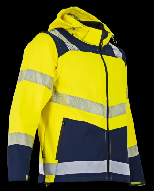 VESTE SOFTSHELL HAUTE VISIBILITE VISEUR JAUNE T4 - LMA LEBEURRE PROTECTION HYGIENE ET SECURITE - LMA LEBEURRE - 22274