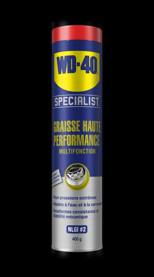 GRAISSE HAUTE PERFORMANCE WD40 SPECIALIST (CARTOUCHE 400GR) - WD 40 COMPANY LTD - 331077 (vendu par 12)