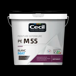 PEINTURE PROFESSIONNELLE M55 BLANC MAT 10L – V33 – CECIL PRODUIT DE TRAITEMENT ET MAINTENANCE – V33 – CECIL – 118258