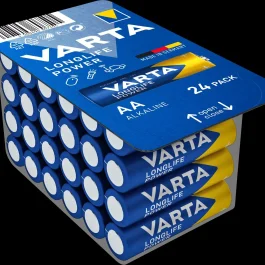 PILE ALCALINE  AA/LR6 VARTA LONGLIFE POWER (BTE DE 24) – VARTA ELECTRICITE – VARTA – 546625