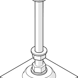 PIED POUR CONNECTEURS CO’MET – CO’MET CHARPENTE COUVERTURE ISOLATION – CO’MET – 0180-0401 (vendu par 20)