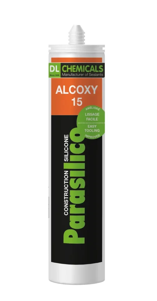 SILICONE PARASILICO ALCOXY 15 T TRANSPARENT 300 ML - DL CHEMICALS FIXATION ASSEMBLAGE (vendu par 25) - DL CHEMICALS - 105501 (vendu par 25)