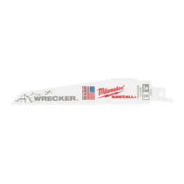 LAME DE SCIE SABRE WRECKER 150MM X 7/11 TPI (X5) – MILWAUKEE – 48005701