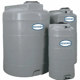 CUVE STOCKAGE VERTICALE GRISE EN PE 10000L – RENSON – 818247