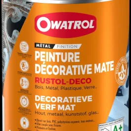 RUSTOL DECO PETIT GRIS MAT RAL 7000 (0.75L) – OWATROL PRODUIT DE TRAITEMENT ET MAINTENANCE – OWATROL – 1455AA/NL