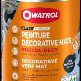 RUSTOL DECO GRIS ANTHRACITE MAT RAL 7016 (0.75L) – OWATROL PRODUIT DE TRAITEMENT ET MAINTENANCE – OWATROL – 1595AA/NL