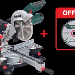 SCIE A ONGLET RADIALE 1700W KGSV 216M + LAME BOIS OFFERTE – METABO OUTILLAGE – METABO – 90000018